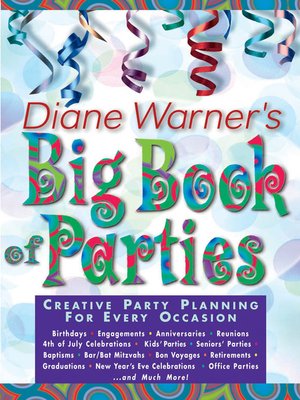 cover image of Diane Warner's Big Book of Parties